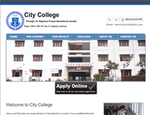 Tablet Screenshot of citycollegelko.com